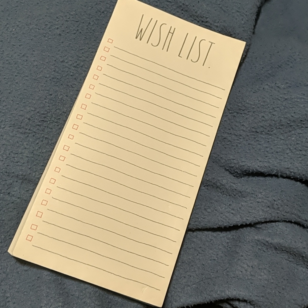 Rae dunn wish list pad